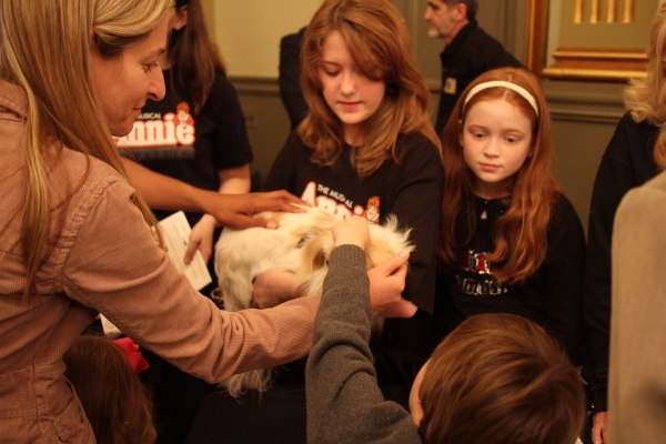 Photo Flash: ANNIE Celebrates the Launch of Sandy's Rescue Pals Image