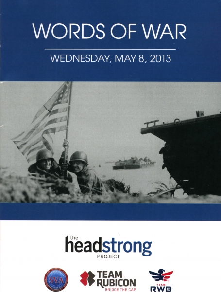 Photo Coverage: Inside The Headstrong Project's WORDS OF WAR Image
