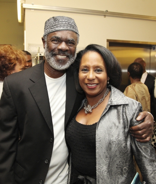 Cast member Glynn Turman and wife Jo-An Turman Photo