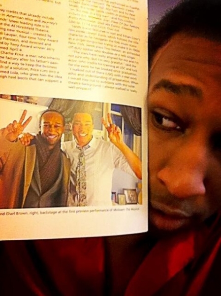 Photo Flash: Saturday Intermission Pics, May 11 - Mother's Day Edition with KINKY BOOTS, CHICAGO, NEWSIES and More!  Image