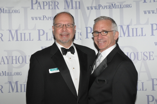 Todd Schmidt (Managing Director of Paper Mill Playhouse) and Mark S. Hoebee (Producin Photo