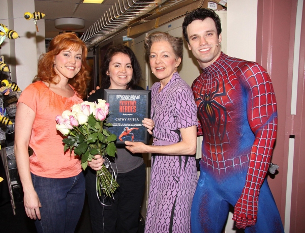 Photo Flash: SPIDER-MAN Honors Everyday Hero Cathy Fritea on Mother's Day 