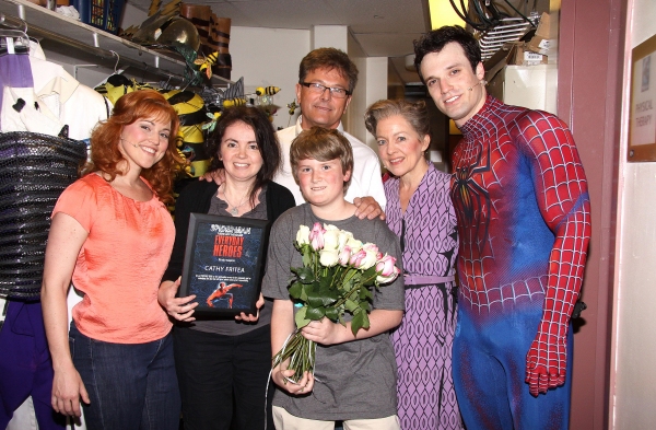 Photo Flash: SPIDER-MAN Honors Everyday Hero Cathy Fritea on Mother's Day Image