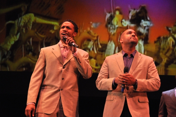 Wallace Smith and L. Steven Taylor perform He Lives in You from The Lion King Photo