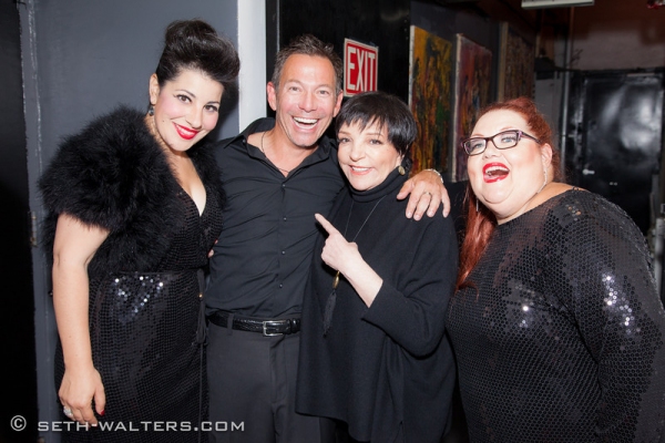 Julie Garnye, Cortes Alexander, Liza Minnelli and Melissa Bailey Photo