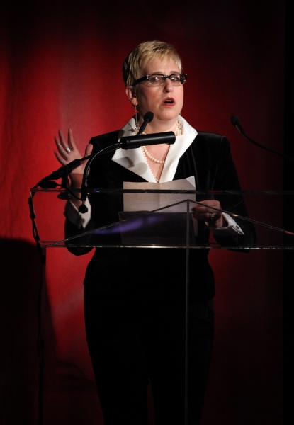 Exclusive Photo Coverage: Harvey Fierstein, Cyndi Lauper and More Present the 'Mr. Abbott' Award to Jerry Mitchell! Image