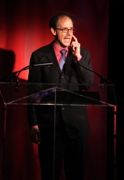 Exclusive Photo Coverage: Harvey Fierstein, Cyndi Lauper and More Present the 'Mr. Abbott' Award to Jerry Mitchell! Image