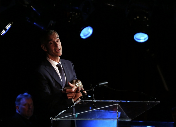 Exclusive Photo Coverage: Harvey Fierstein, Cyndi Lauper and More Present the 'Mr. Abbott' Award to Jerry Mitchell! Image
