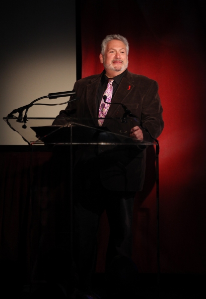 Exclusive Photo Coverage: Harvey Fierstein, Cyndi Lauper and More Present the 'Mr. Abbott' Award to Jerry Mitchell! Image