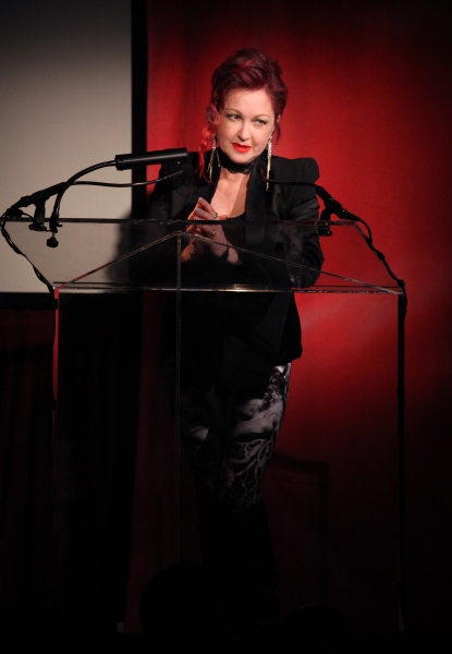 Exclusive Photo Coverage: Harvey Fierstein, Cyndi Lauper and More Present the 'Mr. Abbott' Award to Jerry Mitchell! Image
