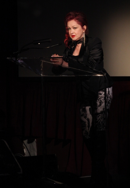 Exclusive Photo Coverage: Harvey Fierstein, Cyndi Lauper and More Present the 'Mr. Abbott' Award to Jerry Mitchell! Image