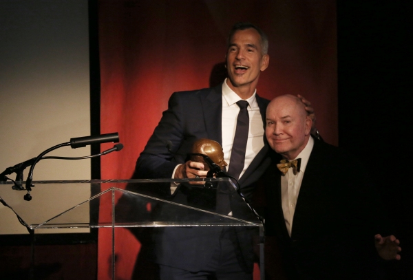 Exclusive Photo Coverage: Harvey Fierstein, Cyndi Lauper and More Present the 'Mr. Abbott' Award to Jerry Mitchell! Image