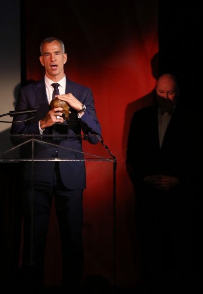 Exclusive Photo Coverage: Harvey Fierstein, Cyndi Lauper and More Present the 'Mr. Abbott' Award to Jerry Mitchell! Image