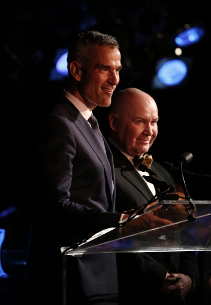 Exclusive Photo Coverage: Harvey Fierstein, Cyndi Lauper and More Present the 'Mr. Abbott' Award to Jerry Mitchell! Image