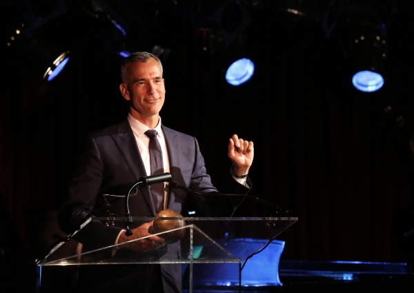 Exclusive Photo Coverage: Harvey Fierstein, Cyndi Lauper and More Present the 'Mr. Abbott' Award to Jerry Mitchell! Image