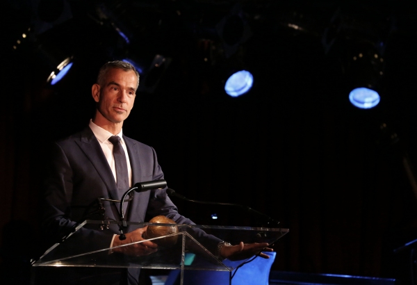 Exclusive Photo Coverage: Harvey Fierstein, Cyndi Lauper and More Present the 'Mr. Abbott' Award to Jerry Mitchell! Image
