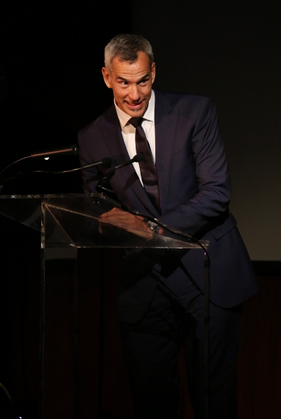 Exclusive Photo Coverage: Harvey Fierstein, Cyndi Lauper and More Present the 'Mr. Abbott' Award to Jerry Mitchell! Image