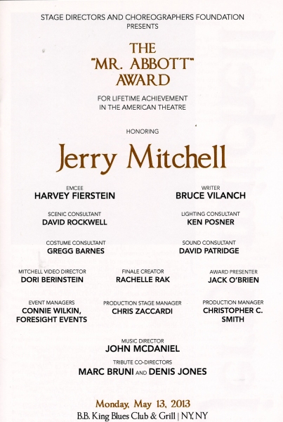 Photo Coverage: Matthew Morrison, Andy Karl, Kerry Butler and More Perform at The 'Mr. Abbot' Award Ceremony Honoring Jerry Mitchell! 