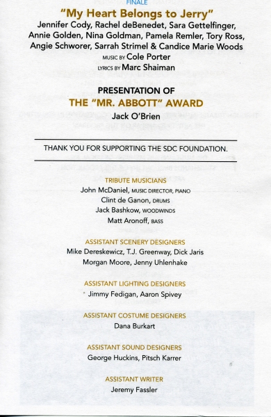 Photo Coverage: Matthew Morrison, Andy Karl, Kerry Butler and More Perform at The 'Mr. Abbot' Award Ceremony Honoring Jerry Mitchell! Image