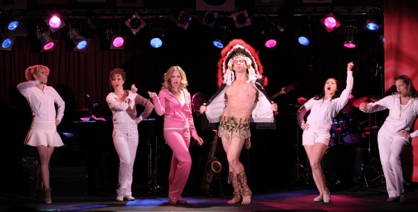 Annaleigh Ashford, Becky Gulsvig, Andy Karl & Company Photo