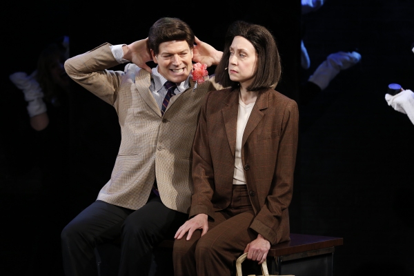 Kevin Spirtas as Dr. Chilton and Laura Jordan as Clarice Starling Photo