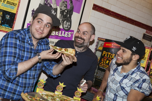 Photo Coverage: PETER AND THE STARCATCHER Cast Unveils Two Boots Pizza! Image