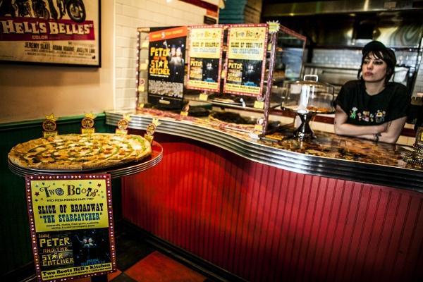 Photo Coverage: PETER AND THE STARCATCHER Cast Unveils Two Boots Pizza! Image