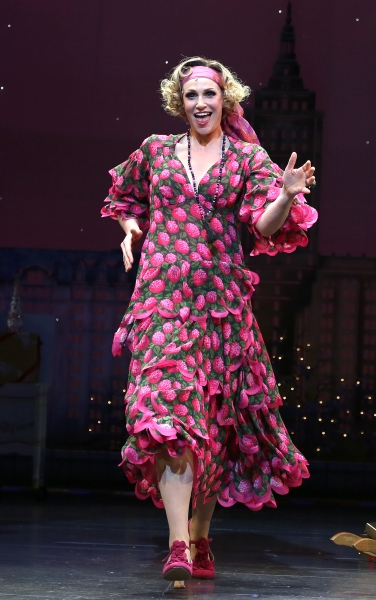 Photo Coverage: The New Miss Hannigan  Takes a Bow! Check Out Jane Lynch's Opening Curtain Call in ANNIE!  Image