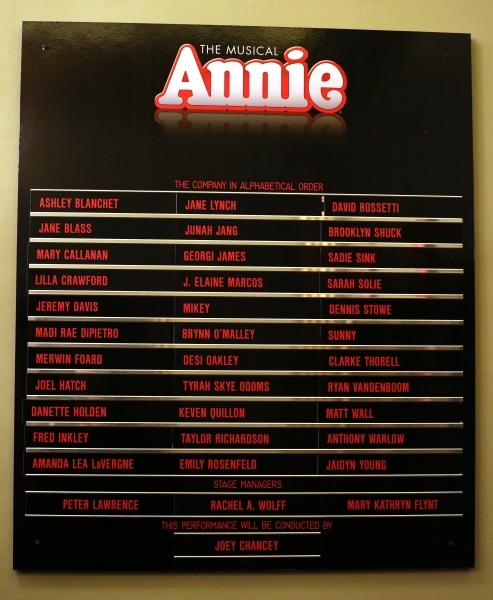 Photo Coverage: The New Miss Hannigan  Takes a Bow! Check Out Jane Lynch's Opening Curtain Call in ANNIE!  Image