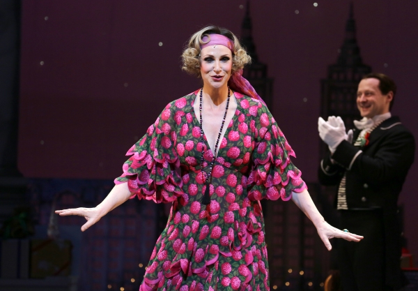 Photo Coverage: The New Miss Hannigan  Takes a Bow! Check Out Jane Lynch's Opening Curtain Call in ANNIE!  Image