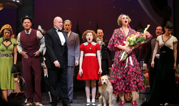 Photo Coverage: The New Miss Hannigan  Takes a Bow! Check Out Jane Lynch's Opening Curtain Call in ANNIE!  Image