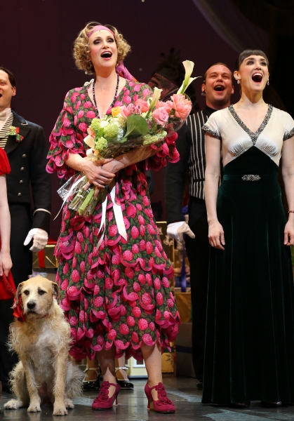 Photo Coverage: The New Miss Hannigan  Takes a Bow! Check Out Jane Lynch's Opening Curtain Call in ANNIE!  Image