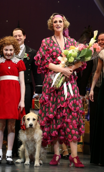 Photo Coverage: The New Miss Hannigan  Takes a Bow! Check Out Jane Lynch's Opening Curtain Call in ANNIE!  Image