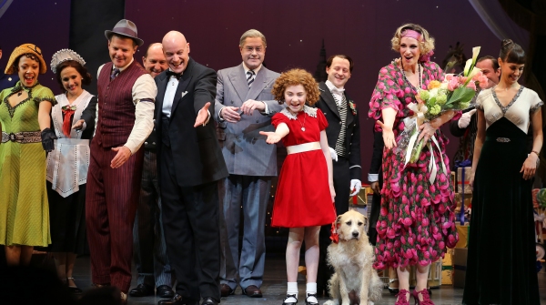 Photo Coverage: The New Miss Hannigan  Takes a Bow! Check Out Jane Lynch's Opening Curtain Call in ANNIE!  Image