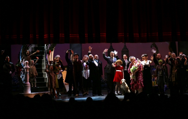 Photo Coverage: The New Miss Hannigan  Takes a Bow! Check Out Jane Lynch's Opening Curtain Call in ANNIE!  Image