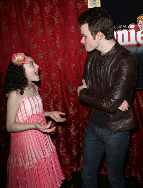 Photo Coverage: Cast Members from GLEE Join the Celebration for Jane Lynch's ANNIE Party!  Image