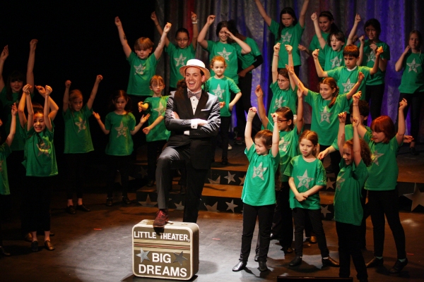 David Rossetti and the West Side Y''s Kids Company ode to Music Man Photo
