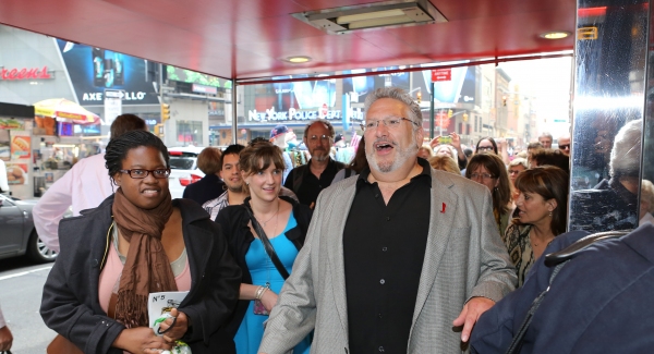 Harvey Fierstein arrives at the Brooklyn Diner Photo