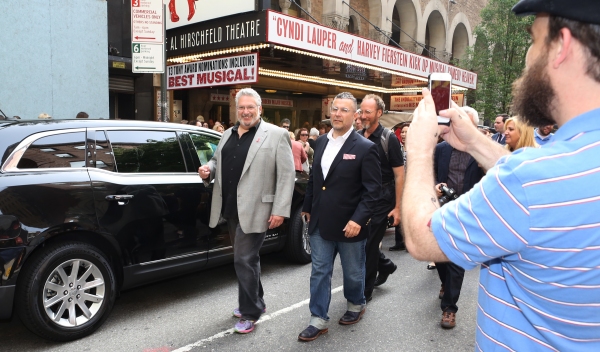 Photo Coverage: Harvey Fierstein and KINKY BOOTS Celebrate the Brooklyn Diner's New 'Harvey Hot Dog'! Image