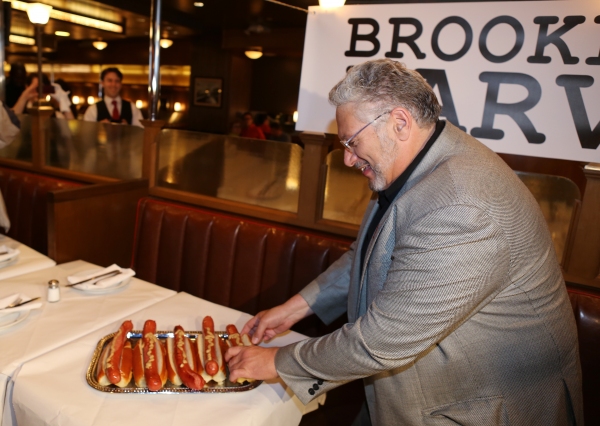 Photo Coverage: Harvey Fierstein and KINKY BOOTS Celebrate the Brooklyn Diner's New 'Harvey Hot Dog'! Image