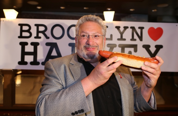 Photo Coverage: Harvey Fierstein and KINKY BOOTS Celebrate the Brooklyn Diner's New 'Harvey Hot Dog'! Image