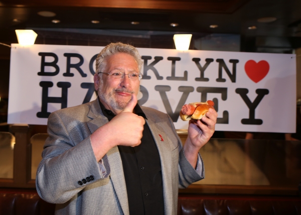 Photo Coverage: Harvey Fierstein and KINKY BOOTS Celebrate the Brooklyn Diner's New 'Harvey Hot Dog'! Image