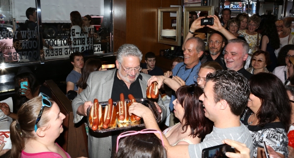Photo Coverage: Harvey Fierstein and KINKY BOOTS Celebrate the Brooklyn Diner's New 'Harvey Hot Dog'! Image
