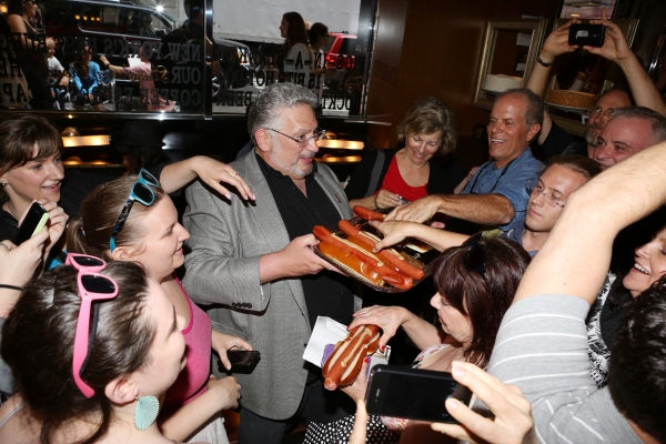 Photo Coverage: Harvey Fierstein and KINKY BOOTS Celebrate the Brooklyn Diner's New 'Harvey Hot Dog'! Image