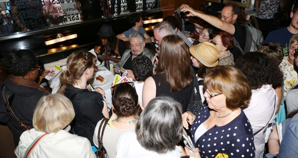 Photo Coverage: Harvey Fierstein and KINKY BOOTS Celebrate the Brooklyn Diner's New 'Harvey Hot Dog'! Image