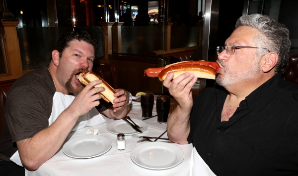 Photo Coverage: Harvey Fierstein and KINKY BOOTS Celebrate the Brooklyn Diner's New 'Harvey Hot Dog'! Image