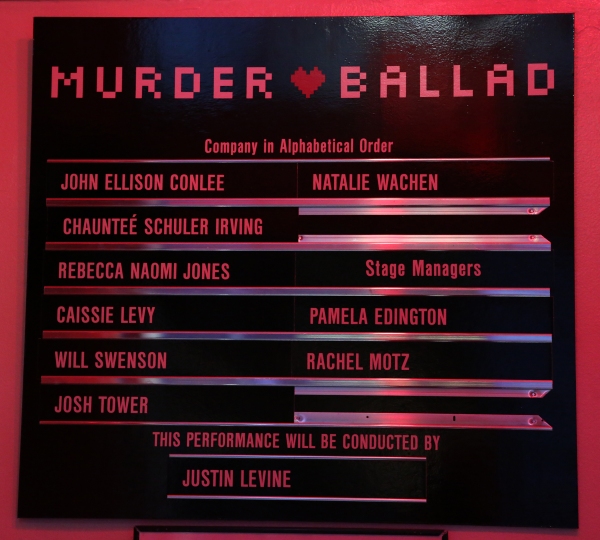 Photo Coverage: MURDER BALLAD Opens at Union Square Theatre With Will Swenson, Caissie Levy and More - Curtain Call!  Image