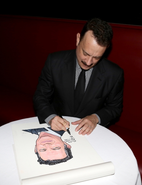 Photo Coverage: Sardi's Unveils Caricature of LUCKY GUY's Tom Hanks!  Image