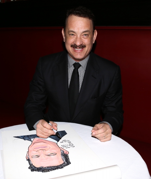Photo Coverage: Sardi's Unveils Caricature of LUCKY GUY's Tom Hanks! 