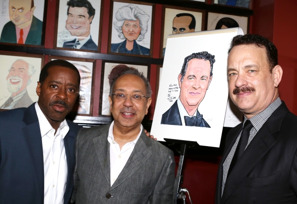 Tom Hanks with Courtney B. Vance & George C. Wolfe  Photo